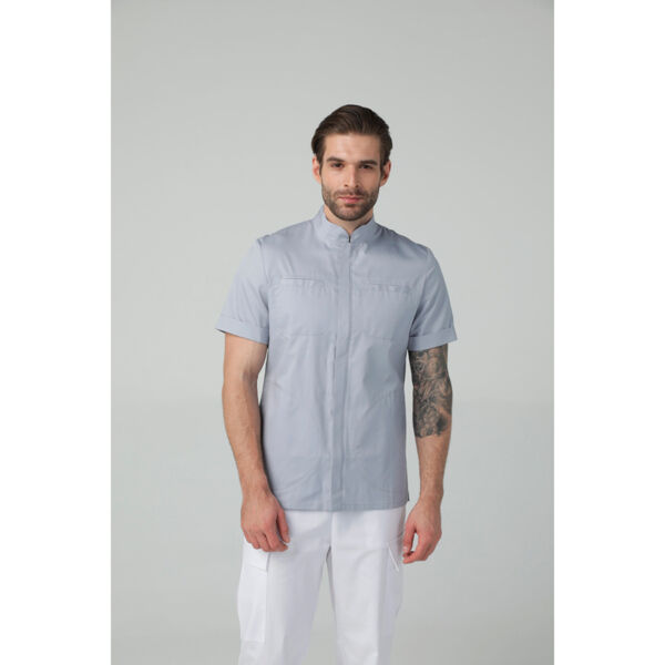 Туника мужская Dr. Nice, на молнии, серый, 48 - фото 3