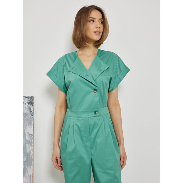 Комбинезон женский Dr. Nice «Beauty», зеленый, 50-52 - фото 4