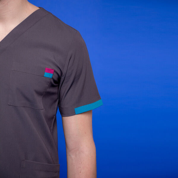 Туника мужская 258 Michigan, R193 асфальтово-серый, 4XL - фото 3