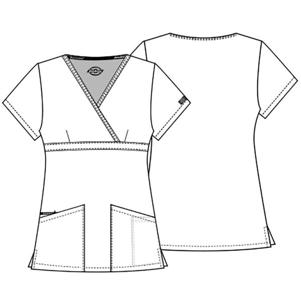 Топ женский Dickies 86806, красный, L - фото 4