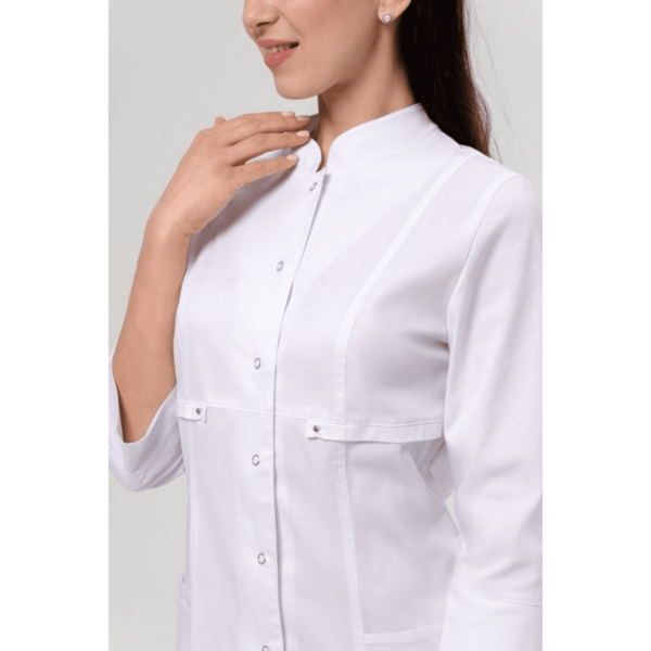 Халат женский 292 Ultra, 3/4 рукав, белый, 56 - фото 2