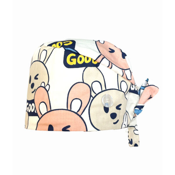 Шапочка медицинская, принт 