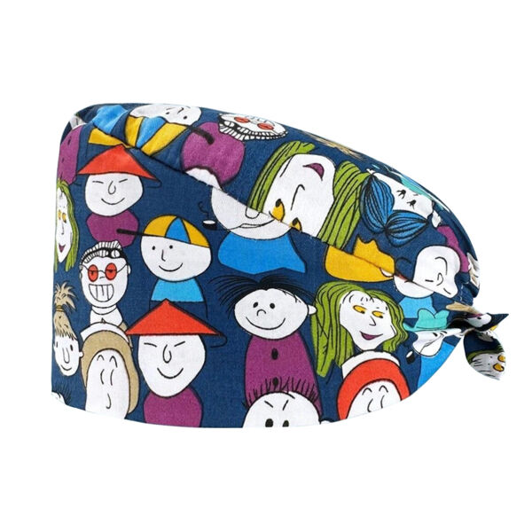 Шапочка медицинская, принт 