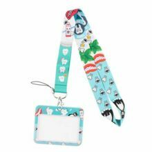 Бейдж с лентой "Уход за зубами", голубой