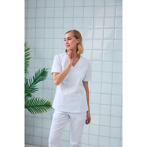 Туника женская Dr. Nice, хирургическая, белый, 44 - фото 1