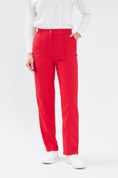 Брюки женские Тезис TZ325, красный, 44 - фото 0