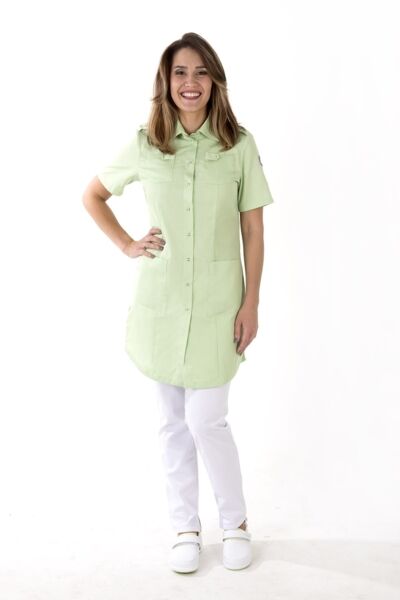 Блуза женская «Сафари», зеленый лист лайт, 40 - фото 1