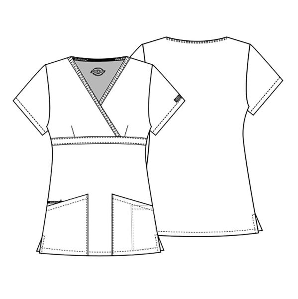 Топ женский Dickies 86806, серый, 3XL - фото 4