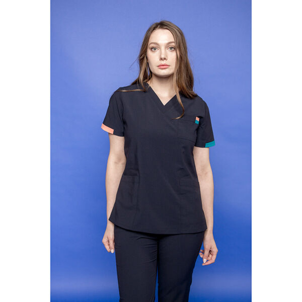 Туника женская 254 Alabama, R156 тёмно-синий, M - фото 2