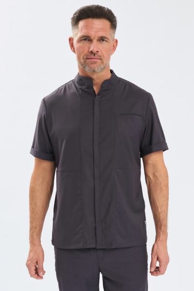 Рубашка мужская на молнии Тезис TZ700, графит, 56 - фото 0