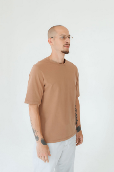 Футболка мужская Тезис, бежевый, 52-54 - фото 1