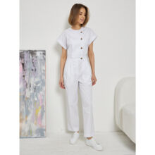 Комбинезон женский Dr. Nice «Beauty», белый, 50-52