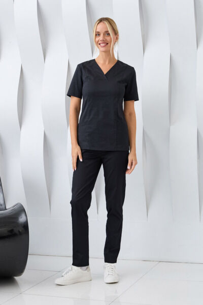 Топ женский Dr. Nice, хирургический, черный, 56 - фото 2