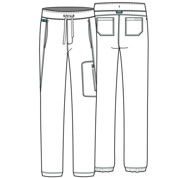 Брюки мужские Cherokee WW012, голубой, XL - фото 4