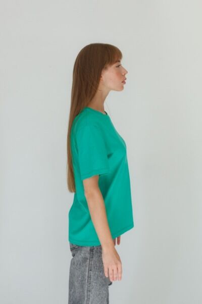 Футболка женская Тезис, зеленый, 50-52 - фото 1
