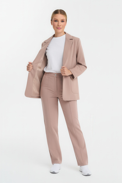 Брюки женские Тезис TZ325, латте, 50 - фото 4