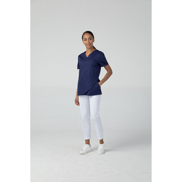 Туника женская, короткий рукав, синий, 42 - фото 1