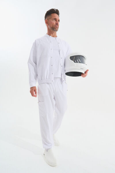 Бомбер мужской Тезис TZ690, белый, 56 - фото 3