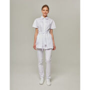 Туника женская Dr. Nice на пуговицах, белый, 44