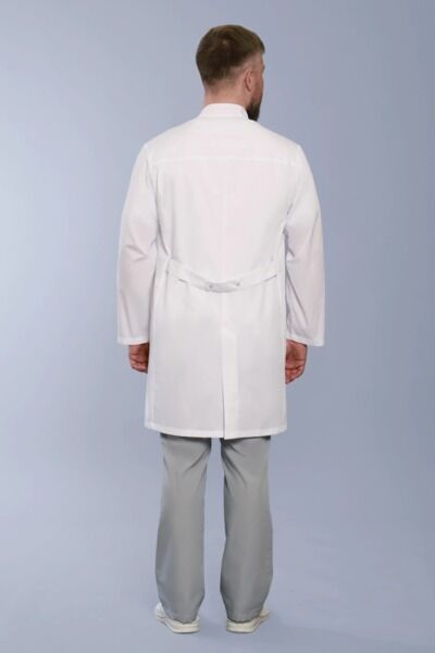 Халат мужской 550, длинный рукав, белый, 60 - фото 3