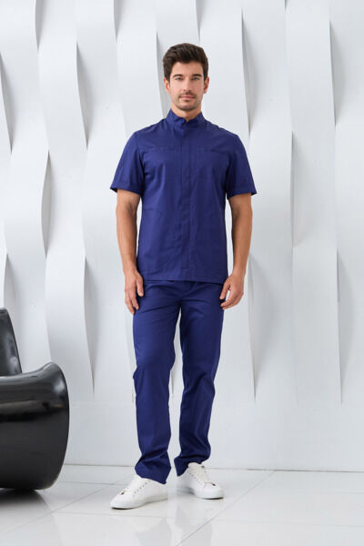 Туника мужская Dr. Nice, на молнии, синий, 52 - фото 3