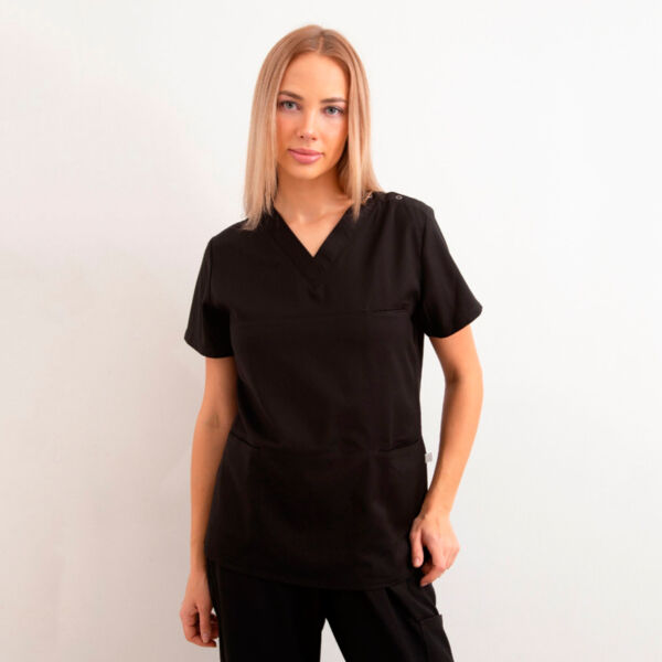 Туника женская Тезис TZ300, черный, 48 - фото 1