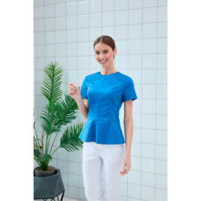 Туника женская Dr. Nice «Алекс», с коротким рукавом, голубой, 46