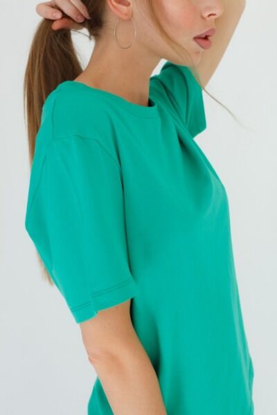 Футболка женская Тезис, зеленый, 42-44 - фото 2