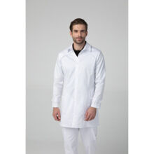 Халат мужской Dr. Nice с воротником, белый, 50