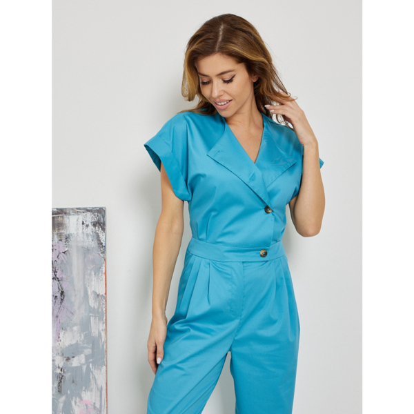 Комбинезон женский Dr. Nice «Beauty», серо-голубой, 46-48 - фото 3