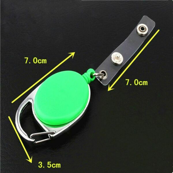 Держатель для бейджа с рулеткой, черный - фото 4