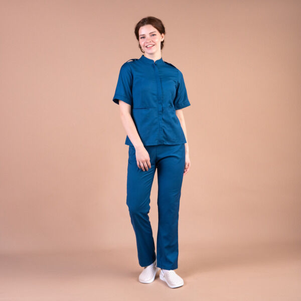 Брюки женские Тезис TZ315, синий, 56 - фото 2