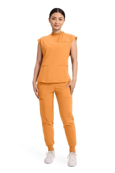 Топ Женский Cherokee CK742A, оранжевый, M - фото 4