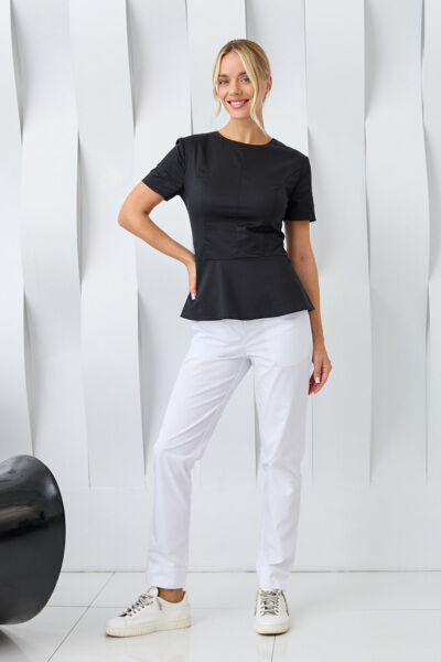 Туника женская Dr. Nice «Алекс», с коротким рукавом, черный, 44 - фото 2