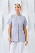 Туника женская Dr. Nice на кнопках, серый, 52