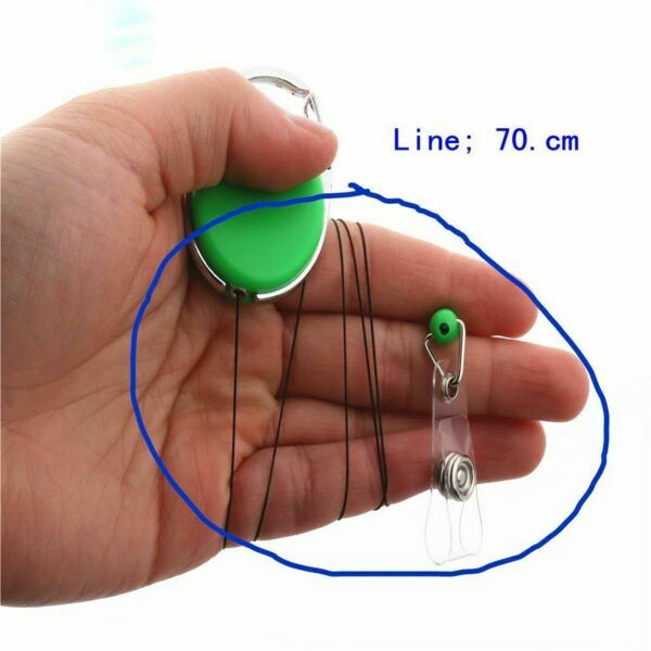 Держатель для бейджа с рулеткой, черный - фото 5