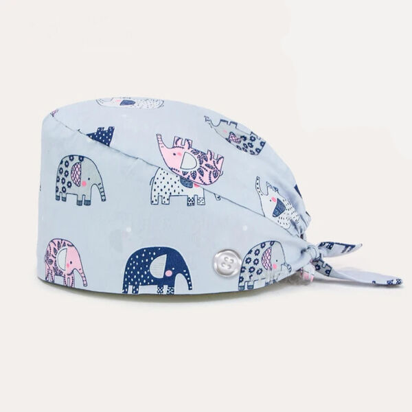 Шапочка медицинская, принт 