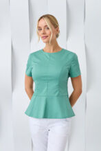 Туника женская Dr. Nice «Алекс», с коротким рукавом, зеленый, 46