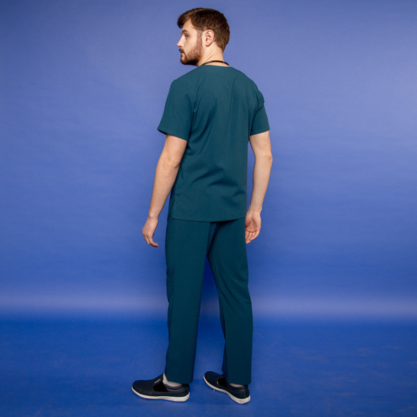 Брюки мужские, R176 сине-зелёный, XXL - фото 2