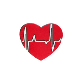 Значок "Сердце с кардиограммой"