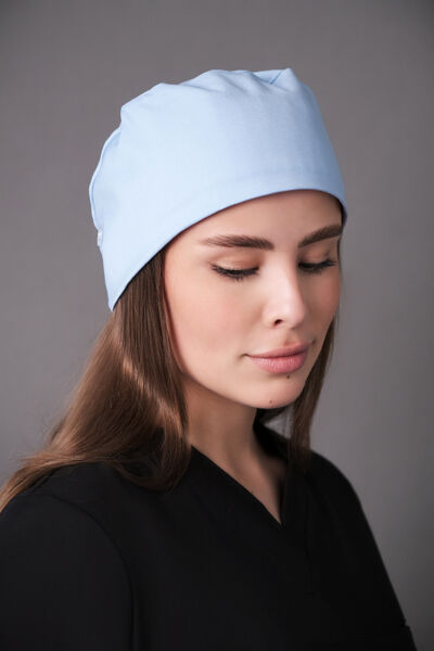 Шапочка медицинская Тезис TZ001, голубой