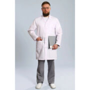 Халат мужской 501ТС, белый, 48