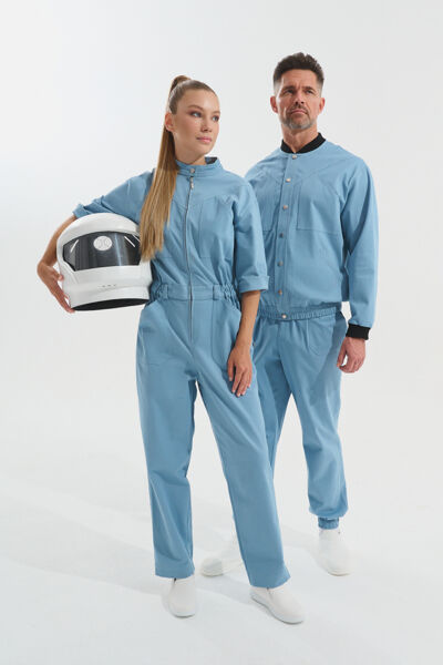 Комбинезон женский Тезис TZ490, голубой, 46 - фото 3