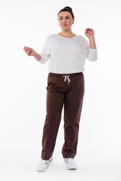 Брюки женские «Комфорт», шоколад, 46 - фото 8