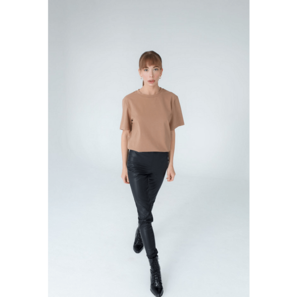 Футболка женская Тезис, бежевый, 54-56 - фото 0