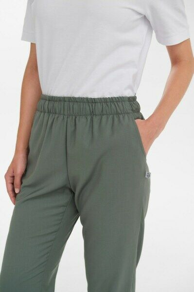 Брюки женские Тезис TZ315, оливковый, 46 - фото 2