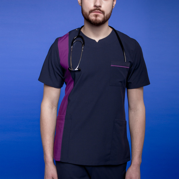 Туника мужская 260 Wisconsin, R148-143 синий/фиолетовый, XL - фото 0