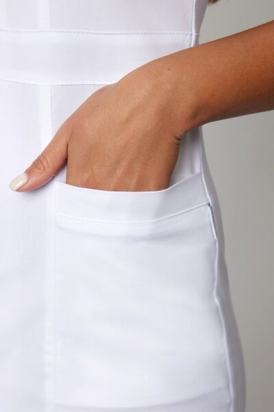 Халат женский 278 Ultra, 1/2 рукав, белый, 46 - фото 3