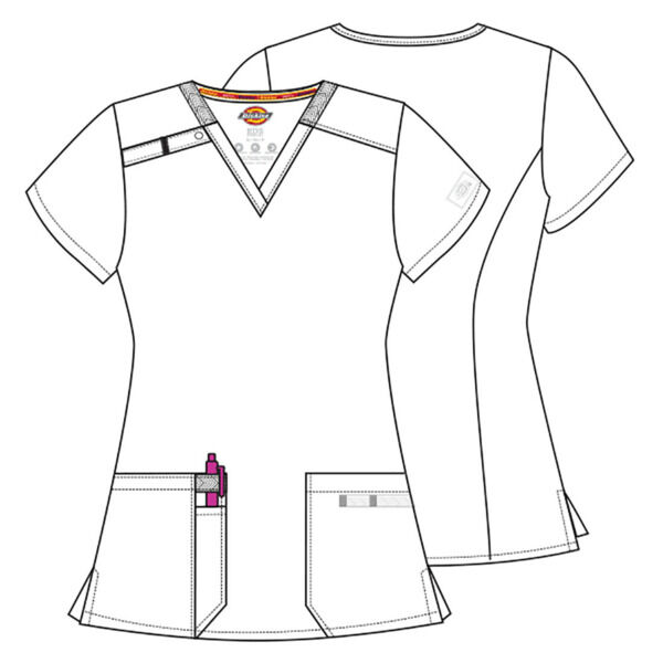 Топ женский Dickies DK615, бирюзовый, 2XL - фото 4