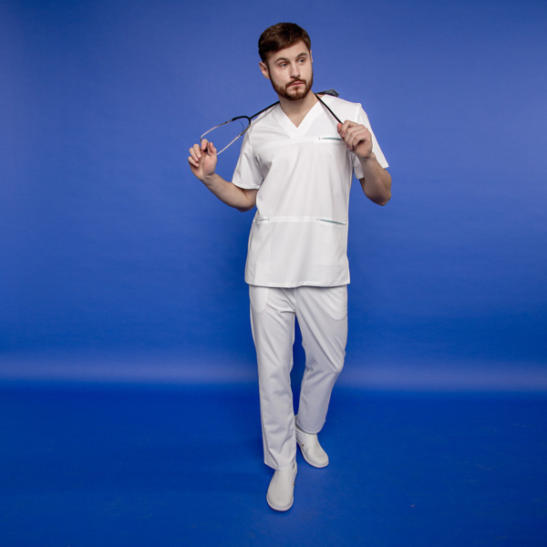 Туника мужская 257 Tennessee, R150 белый, 3XL - фото 1